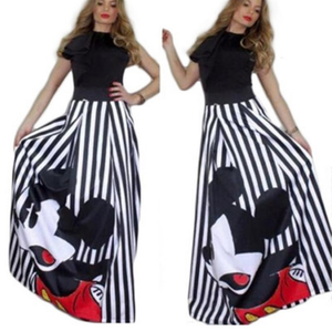 mickey mouse maxi skirt