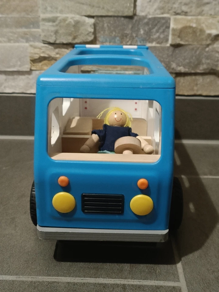 Multivan surf hippie in legno , stile Bulli T1 - Immagine 4 di 4