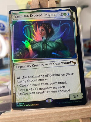 MTG NM Vannifar, Evolved Enigma [Invisible ink] [Showcase] [Foil] | eBay  Australia