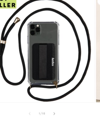 Keebos iPhone 11 Crossbody Lanyard Case, Card Pocket, Clear/Black- New With Box | eBay Keebos iPhone 11 Crossbody Lanyard Case, Card Pocket, Clear/Black- New With Box | eBay