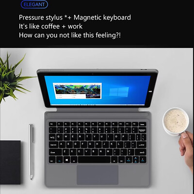 10.5'' Laptop 2-In-1 8GB 256GB Windows 11 Ultra-thin aluminum alloy Tablet