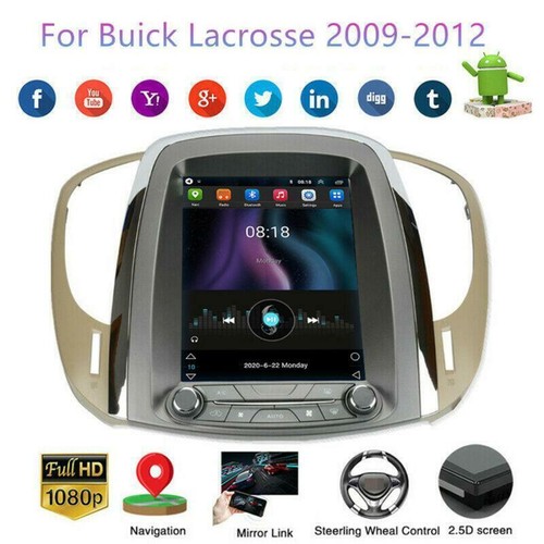 For 09-12 Buick Lacrosse 9.7 Inch Android 10.1 Car Stereo Radio GPS 1+32GB 3G 4G - Picture 2 of 12