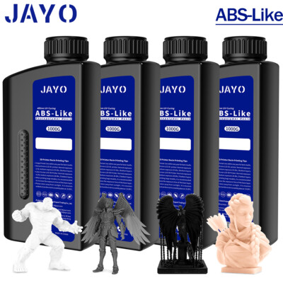 JAYO 1KG ABS-Like 3D Drucker Harz 405nm UV Photopolymer Resin 4K/6K/8K LCD DLP