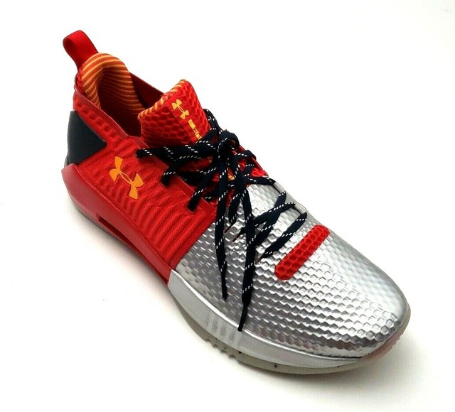 Under Armour Basketball Shoes Red White And Blue almoire