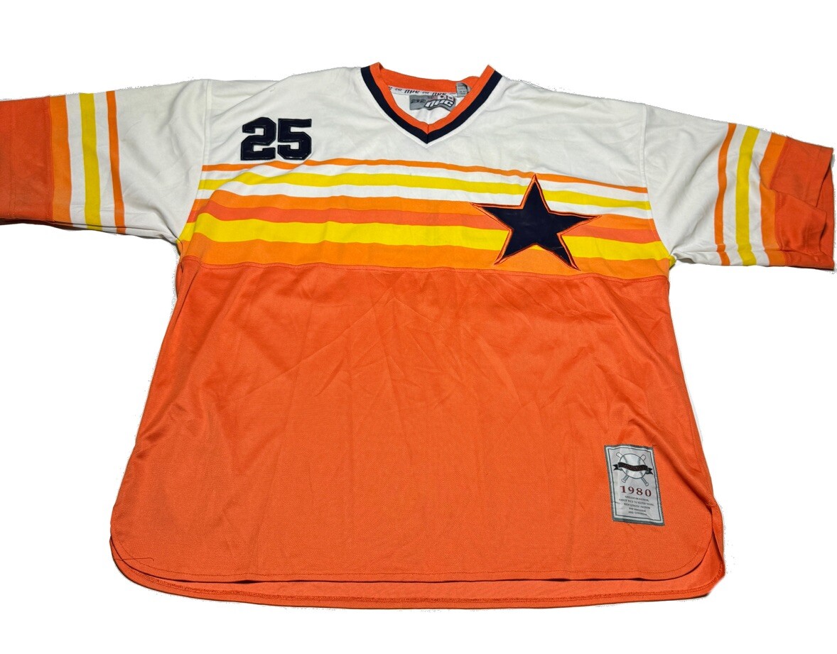 古着　MLB アストロズ／Astros ユニフォーム　#9 BULLOCK mens-stitches-orange-houston-