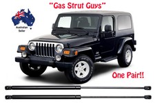 2 x New Gas Struts suit Jeep Wrangler TJ Series 1997 to 2006 Rear Window