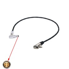 RED Epic DSMC2 Camera 4 Pin TimeCode Cable Tentacle Zaxcom Sync 3.5mm Plug