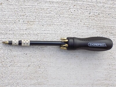 DuraPRO Flexible Screwdriver 11½'' - 17½''  7 Bits, Excellent