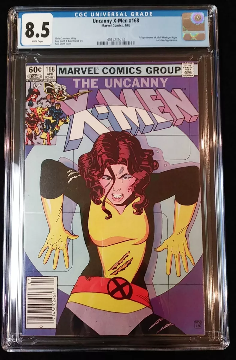 Uncanny X-Men #168, CGC 8.5, 1st adult Madelyne Pryor, April 1983,  Newsstand! | eBay
