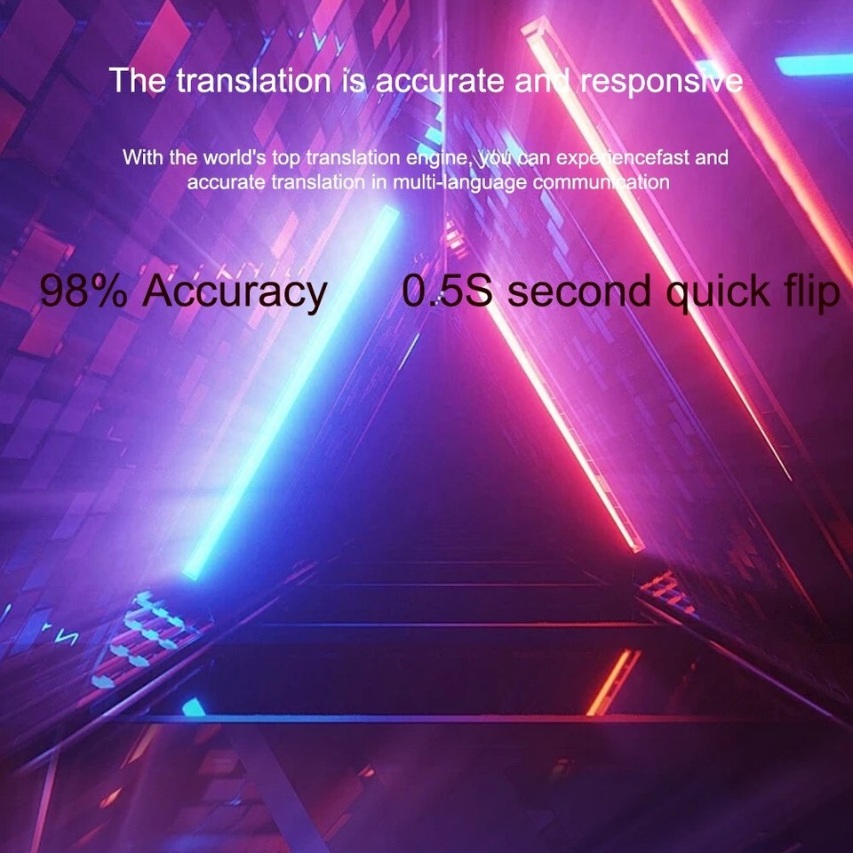 Advanced Wireless Translation Headphones 144 Languages Instant