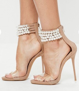 pearl strap heels