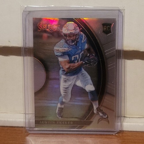 2017 Panini Select Austin Ekeler Concourse Silver Prizm RC #84