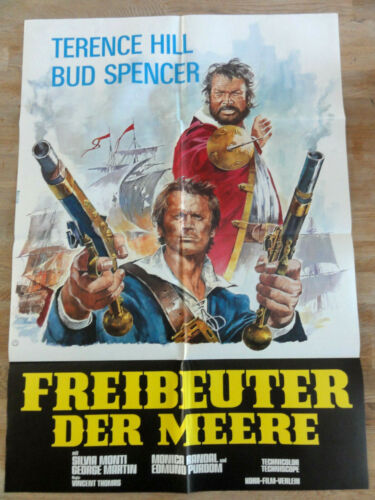 Kinoplakat Bud Spencer Terence Hill FREIBEUTER DER MEERE Peltzer - 第 1/1 張圖片