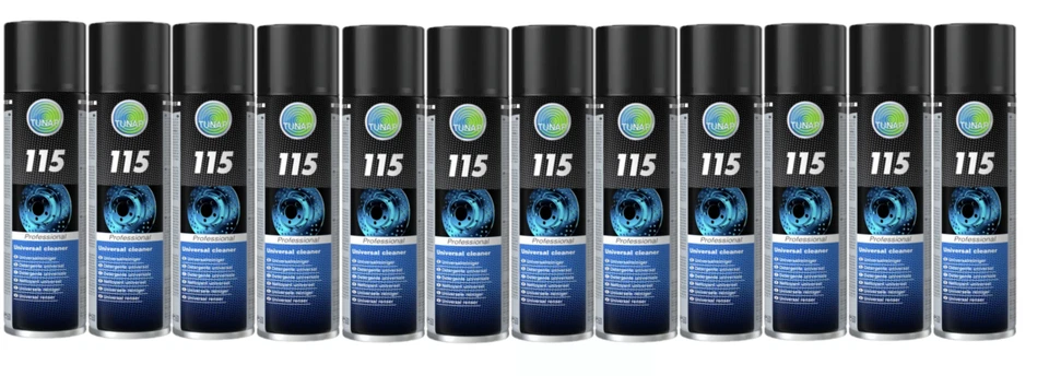 12x Tunap 115 Bremsenreiniger 500ml Teile Reiniger Brake Clean Universalreiniger