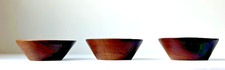 Gkeeler Wood Bowls Hand Turned Rosewood Set of 3