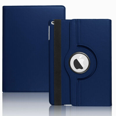 For iPad 10th 9th 8th 7th 6/5th Gen Leather Smart Flip Case Rotating Stand Cover