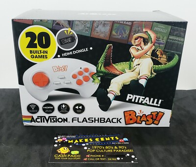 Activision Flashback Blast! Pitfall River Raid HDMI 20 Retro Atari Games - NEW 