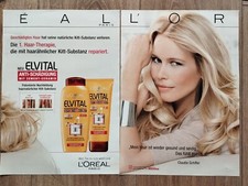 ORIGINAL ADVERTISING 2008 L'OREAL Shampoo Claudia Schiffer