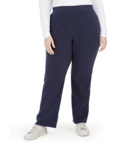 Karen Scott Sport fleece pants women's 