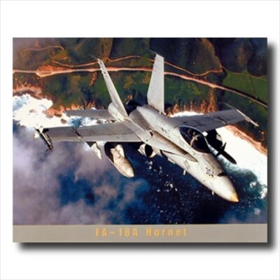 FA-18A Hornet Jet Airplane Wall Picture Art Print