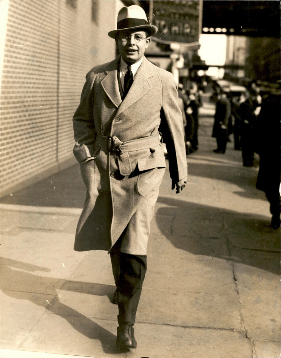 1920s mens top trench coat