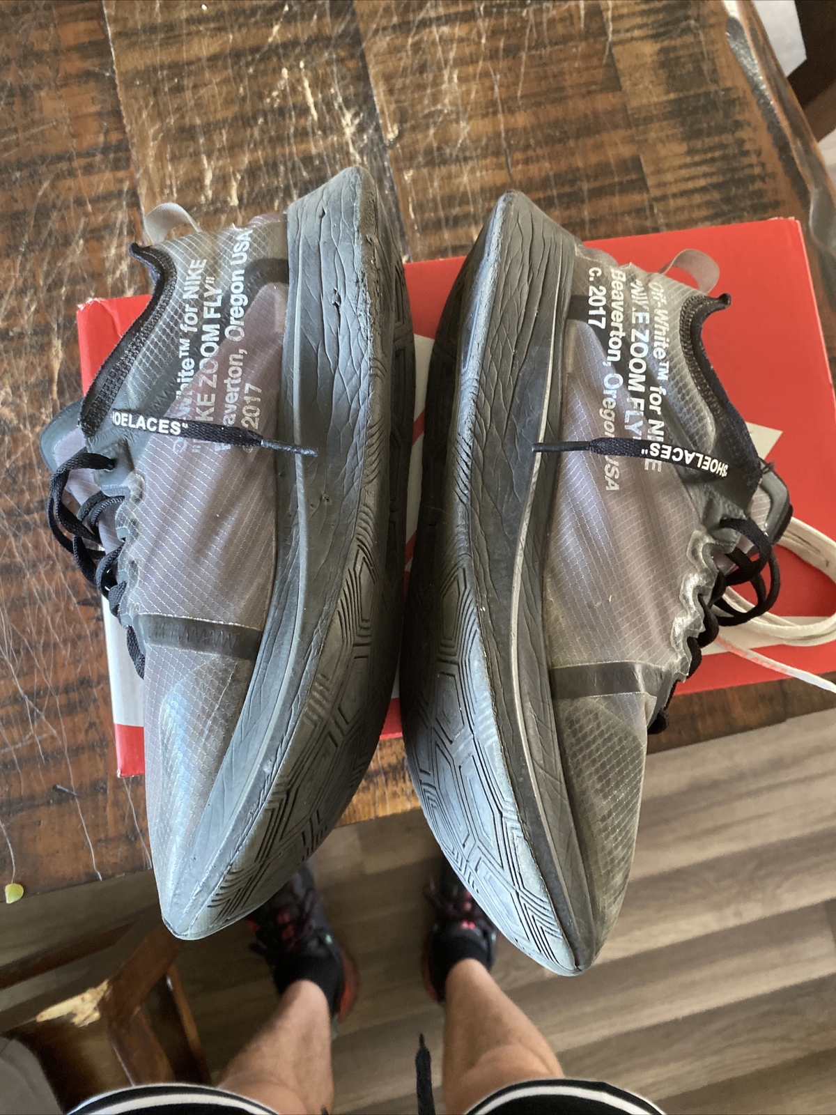 OFF WHITE X NIKE Usatoa tag 9 ike Nike Zoo Fl S xianco BIANCO SPOR