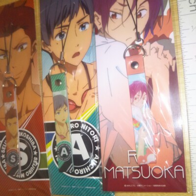 rin様 A71466 Free ! Strap x5 set RIN AICHIRO SEIJURO REI | eBay