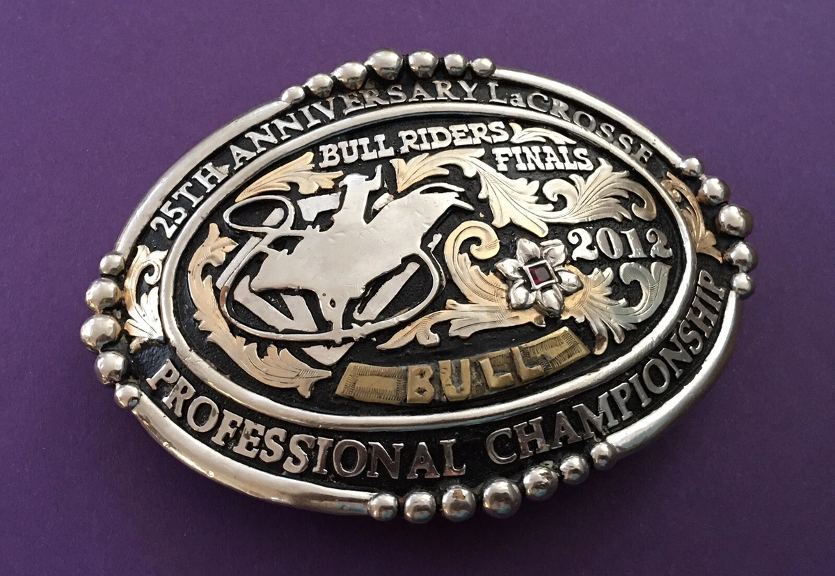 Professional bull top riding belt buckles