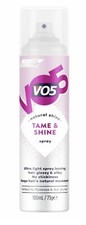 New VO5 Natural Tame & Shine Ultra Light Spray For Dull and Dry Hair 100ml