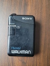 Vintage Sony SRF-21W Walkman FM/AM Radio Stereo Receiver w/ Clip Tested