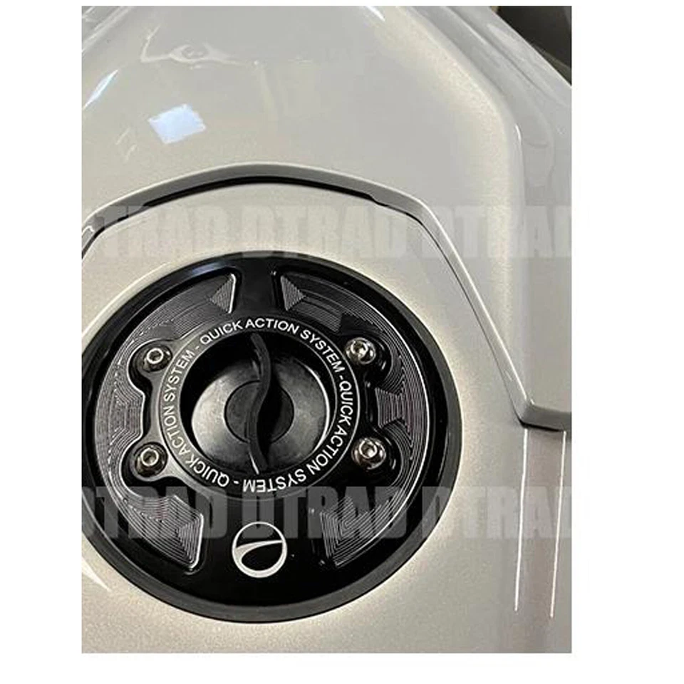 Tampa sem chave para tanque de combustível gasolina para DUCATI 1098 2007-2008 vermelha 848 EVO - Imagem 3 de 4