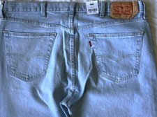 Levi's Men's 501 3365 ORIGINAL FIT 38X34 Brooklyn Steel Blue Stretches NWT 80