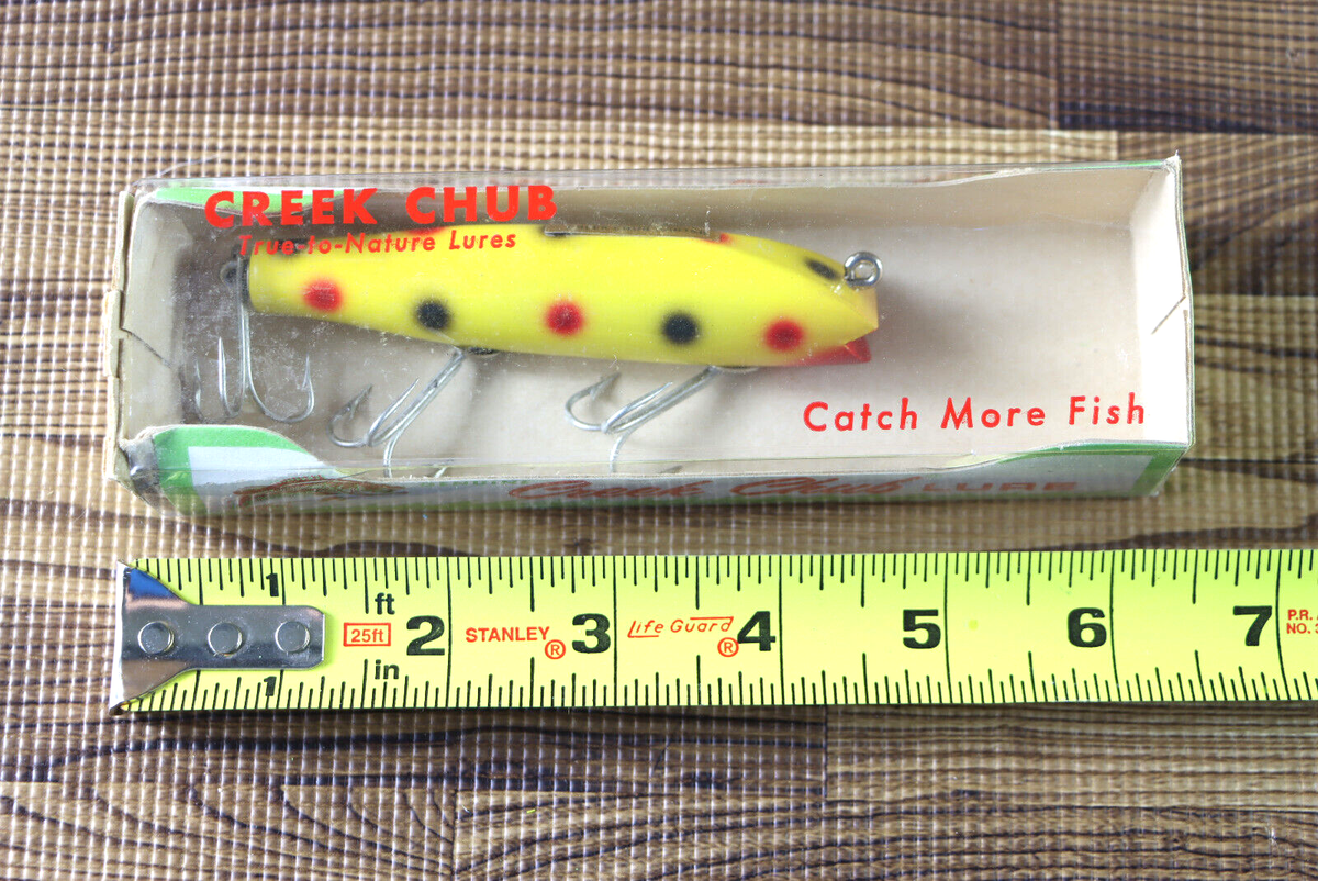 Vintage Creek Chub Natural Gar Minnow Lure In Correct Box 2900 | Tough Lures