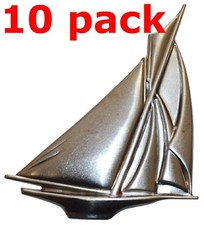 Metal Stamping Racing Sailboat Sailing Ocean Sea Craft STEEL .020" Thickness SE3