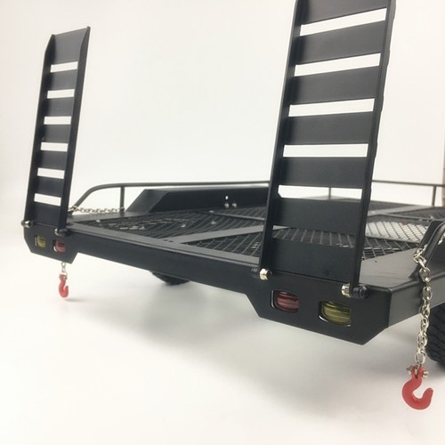 KYX metal Biaxial all-metal flatbed trailer for 1/10 1/8 rc car 460*290mm - 第 4/5 張圖片