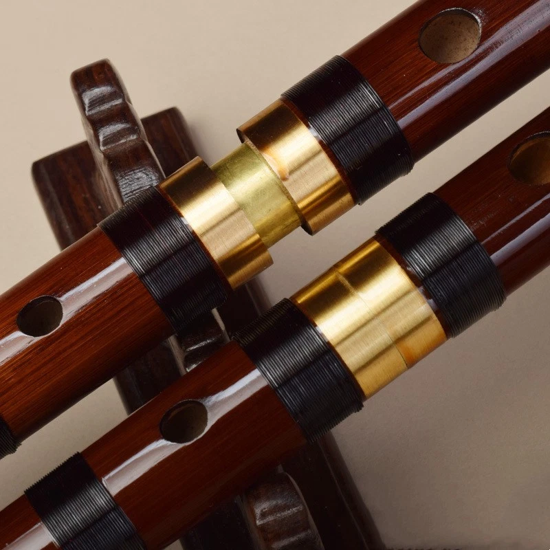 Flauta de bambú amarga profesional instrumento Dizi corto 2 secciones Piccolo Foto 2 de 4