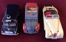 3 x CORGI Bedford 10/12 CWT Van , Jaguar XK120 & Citroen 2CV Diecast