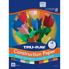 Construction Paper 10 Classic Colors 9 x 12 Inch 50 Sheets P103031