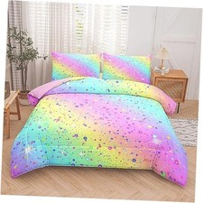 5 Pcs Rainbow Comforter Set Full, Full Size Bedding Full 5 pcs Tie Dye 06