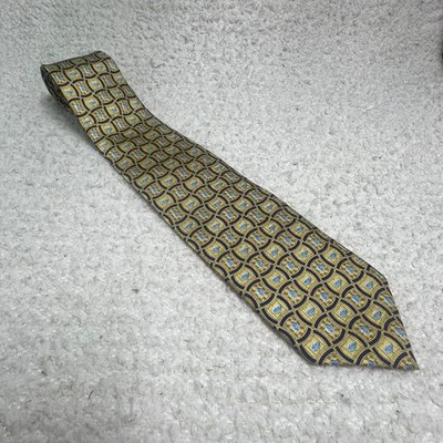 Pfizer Mens Silk Ties Little Blue Pill Set of 2 Pharmaceutical Promo Gold Red Ti
