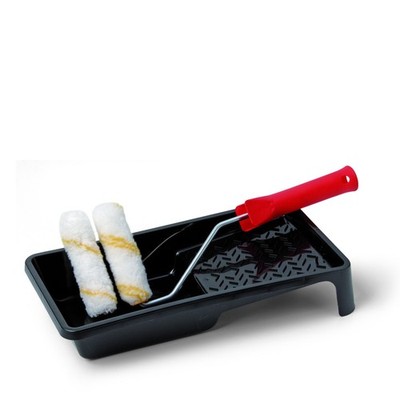 Schuller Heizkörperroller Set ,27cm Bügel mit 2x10cm Goldfadenwalze #22404 4tlg.