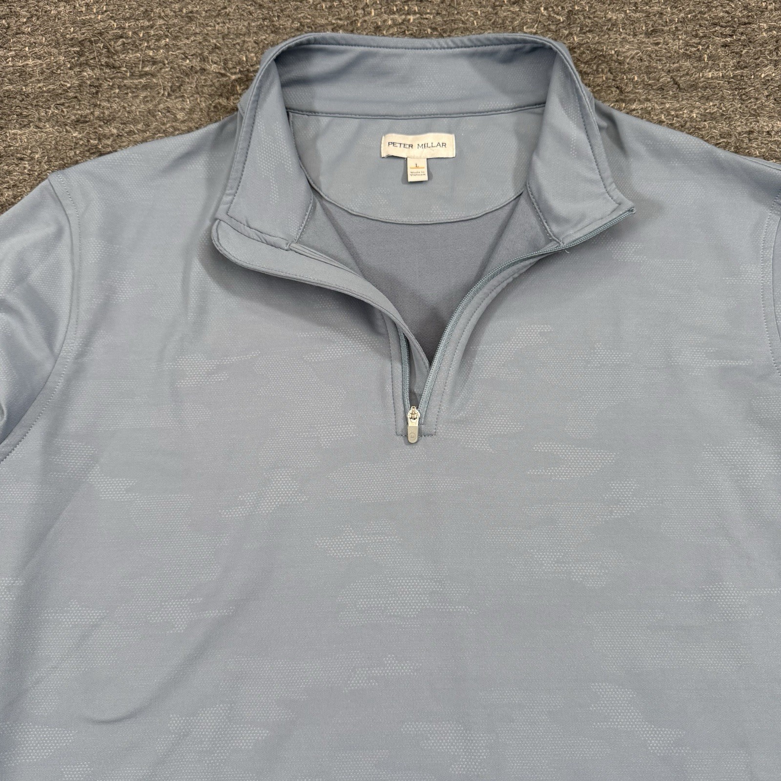 Peter Millar Pullover Large Blue Perth Performanc… - image 1