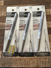 Lot of 3 L'Oreal Brow Stylist Micro Ink Pen 630 Blonde 48 HR Tint NEW & SEALED