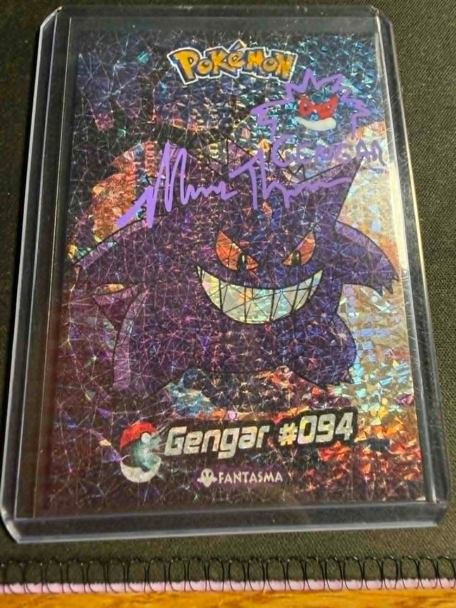 Pokémon Crystal 1.0 Gengar #094 NM Peruan Autograph actor Marc