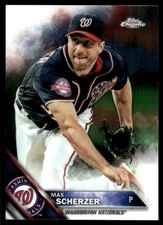 Max Scherzer 2016 Topps #209 Washington Nationals FREE SHIPPING AutographDen