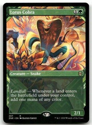 Lotus Cobra (Showcase) #307 (NM) Zendikar Rising ZNR Magic MTG