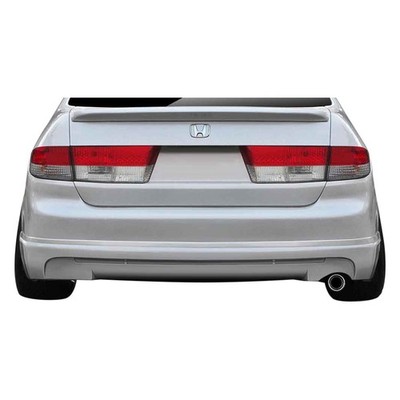 For Honda Accord 03-05 Type M Style Fiberglass Rear Bumper Lip Unpainted