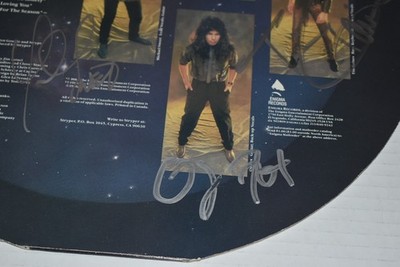 VINTAGE STRYPER Isaiah 53:5 BLUE Vinyl Record The Yellow and Black