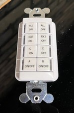 Acuity Controls - Blue Box - Chelsea Digital Switch - 8-Button, White