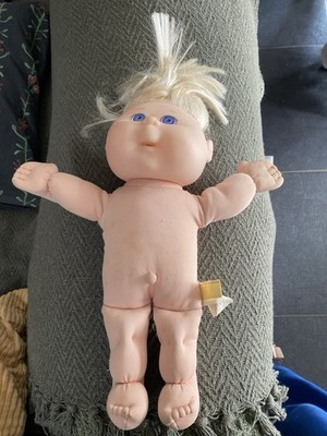 Vintage Cabbage Patch Puppe Kids Doll Patoufs Blonde Hair France Occasion CPK